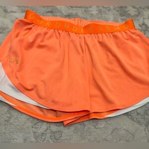 Under Armour LG Women's Orange Athletic Shorts